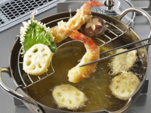 揚げもの温度調節機能